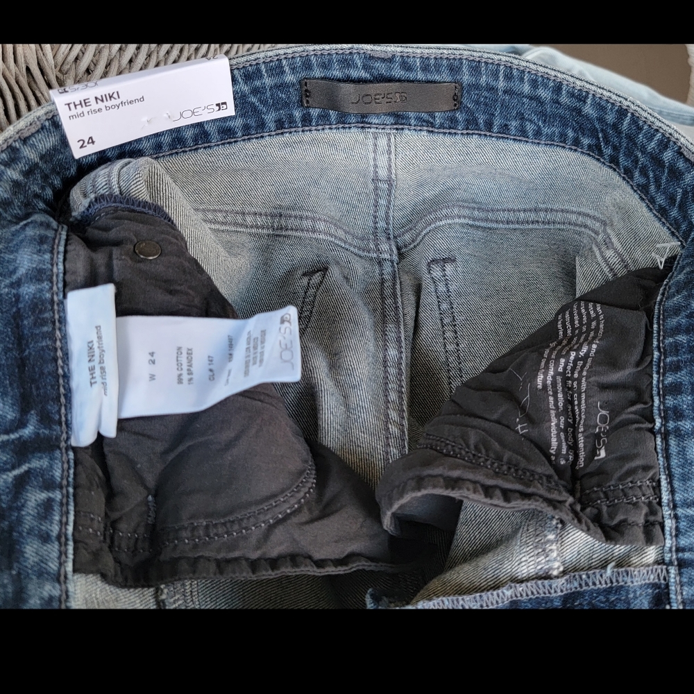 ๐ Joe's Joes Jeans The Niki Boyfriend mid rise jean VAQUERO med blue TSMVSQ5860 - Picture 14 of 16